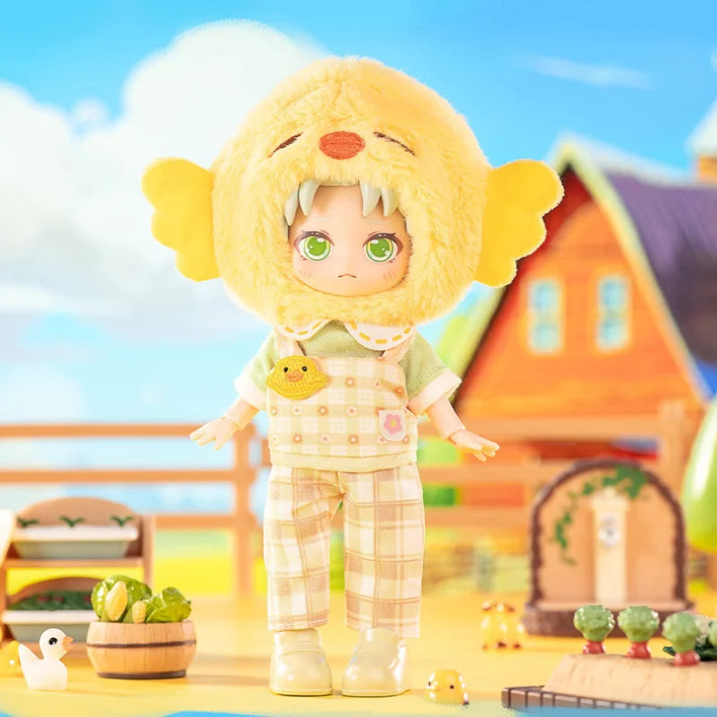 PEETSOON Garden Party Series BJD Doll 16cm Collectible Movable Figure