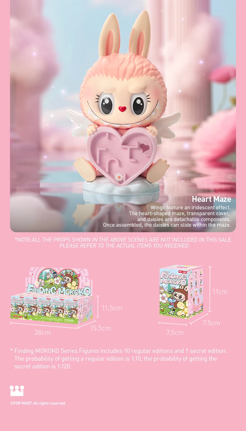 POP MART Finding MOKOKO Series Blind Box Collectible Figures