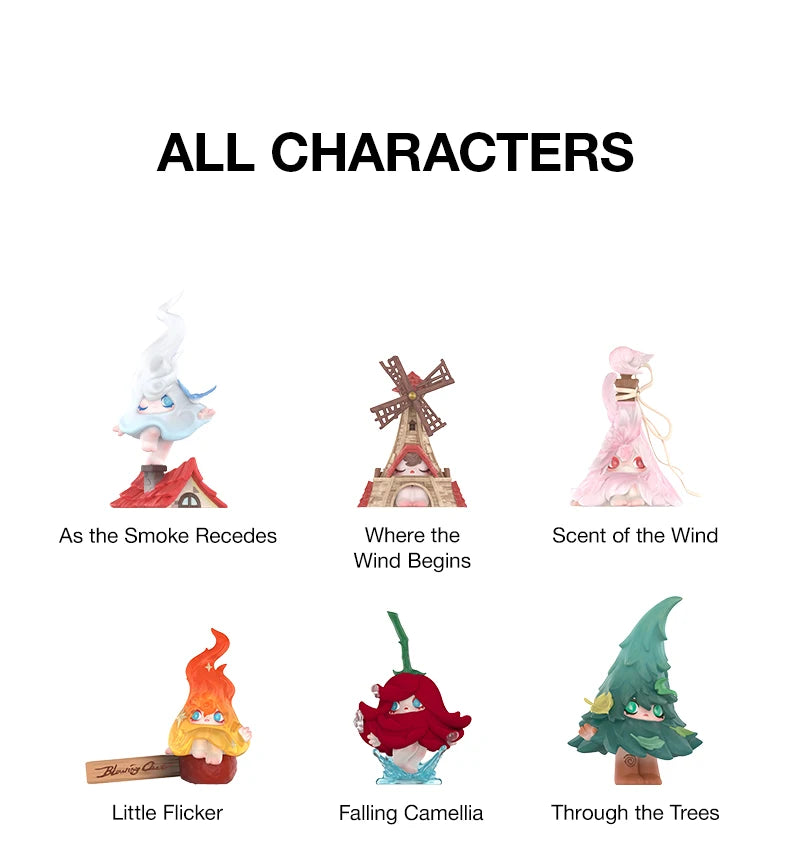 POP MART 1001MOONS Wind's Intention Series Figures Blind styled product view