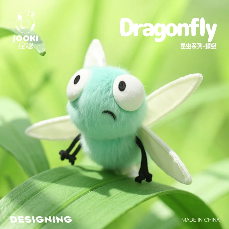 Cute Cartoon Insect Plush Toy Collection – Caterpillar, Firefly, Dragonfly, Mosquito, Cockroach
