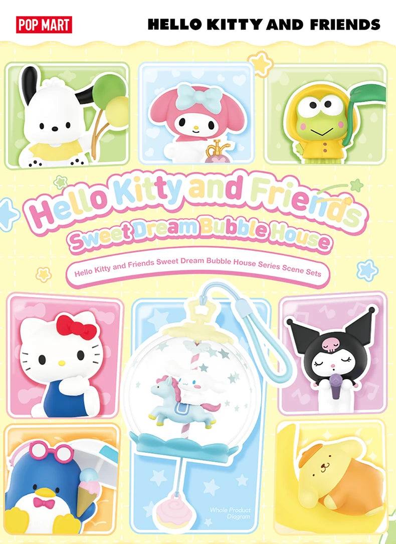POP MART Hello Kitty Sweet Dream Bubble House Blind Box