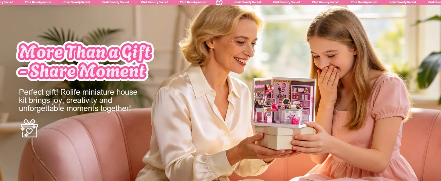 ROBOTIME Rolife Super Creator Series Pink Beauty Dollhouse image 17