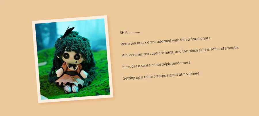 Blind Box Faded Tea Party Dumia Maytree Doll 1cm Collectible Kawaii image 9