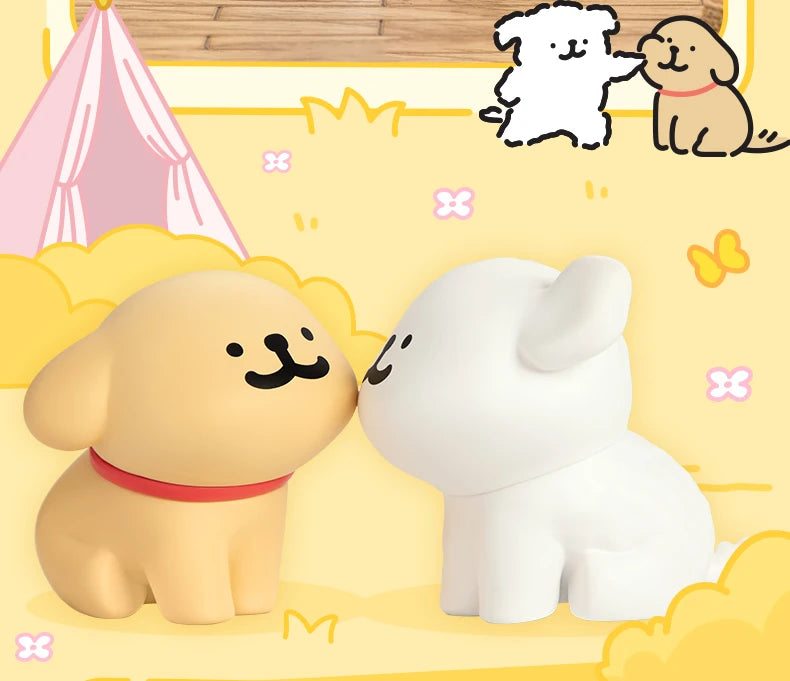 FUNISM Maltese Happy Snuggling Series Blind Box Figures