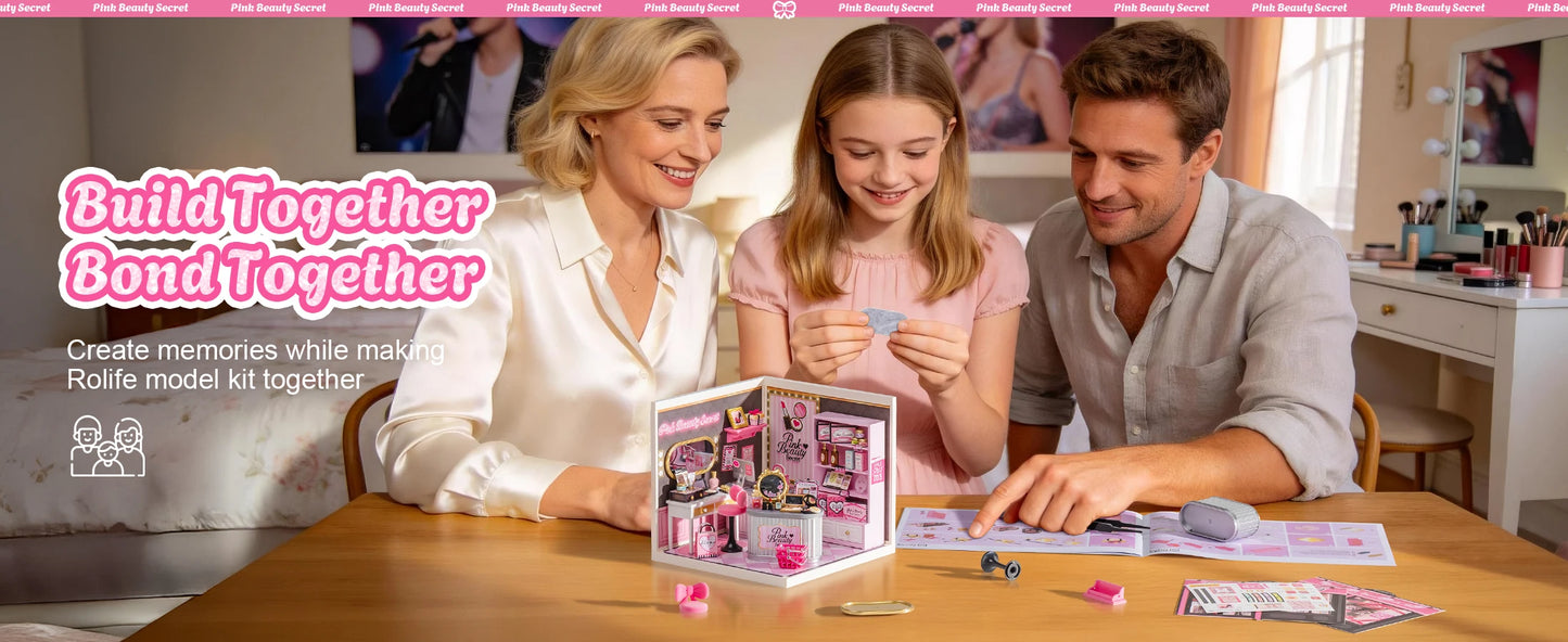 ROBOTIME Rolife Super Creator Series Pink Beauty Dollhouse image 15