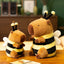 Bee Capybara Plush – Cute Hybrid Stuffed Animal