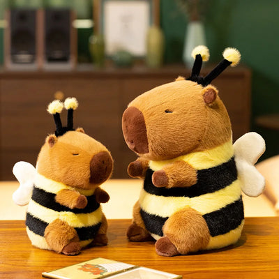 Bee Capybara Plush – Cute Hybrid Stuffed Animal