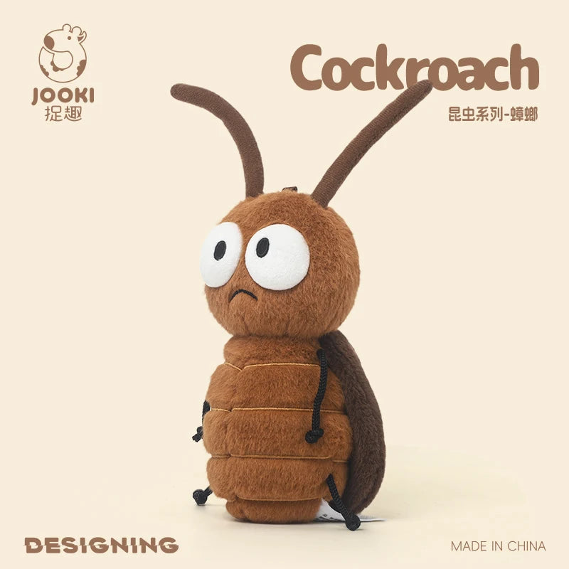 Cute Cartoon Insect Plush Toy Collection – Caterpillar, Firefly, Dragonfly, Mosquito, Cockroach