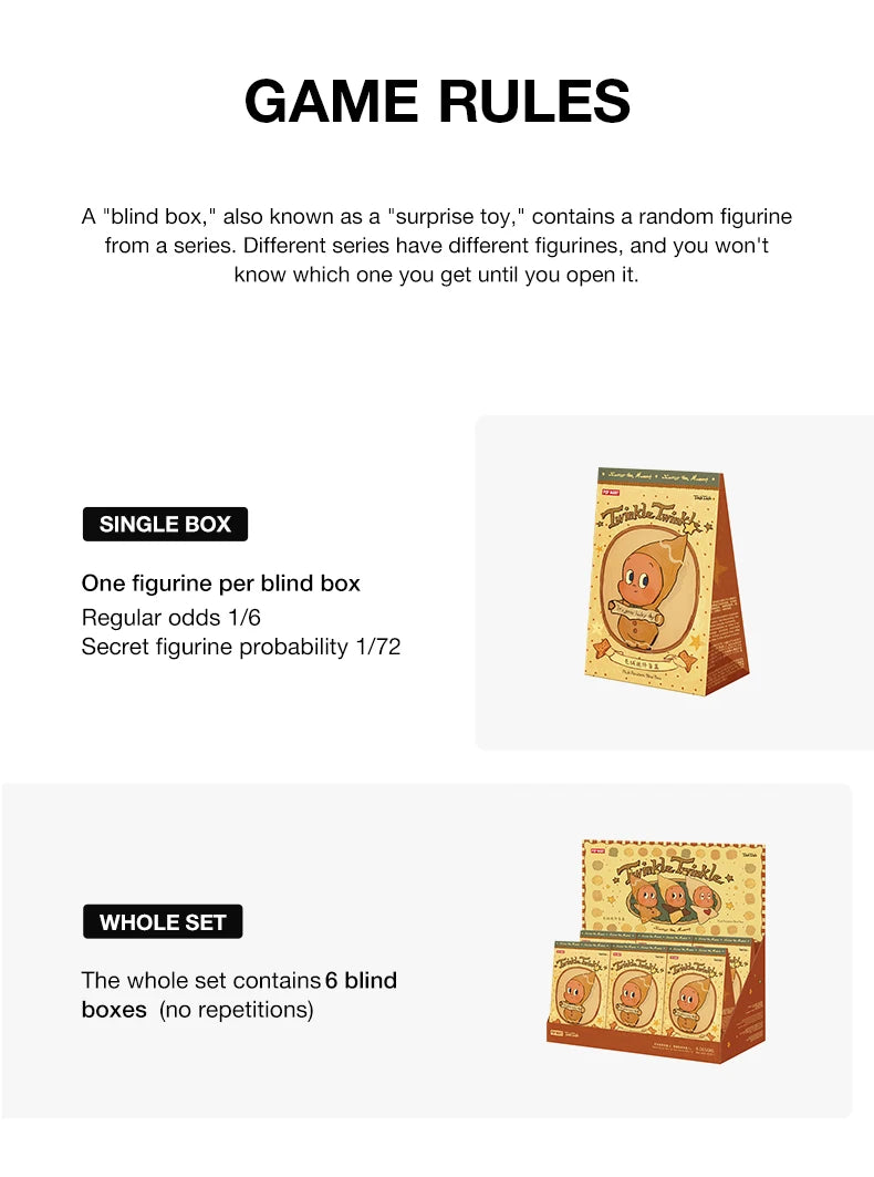 POP MART Twinkle Twinkle Fresh-Baked Mini Cookies Plush Pendant Blind Box