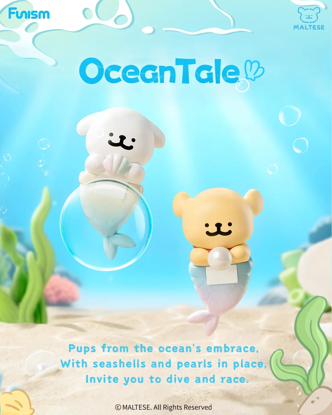 FUNISM Maltese PupSnap Series Blind Box Figures