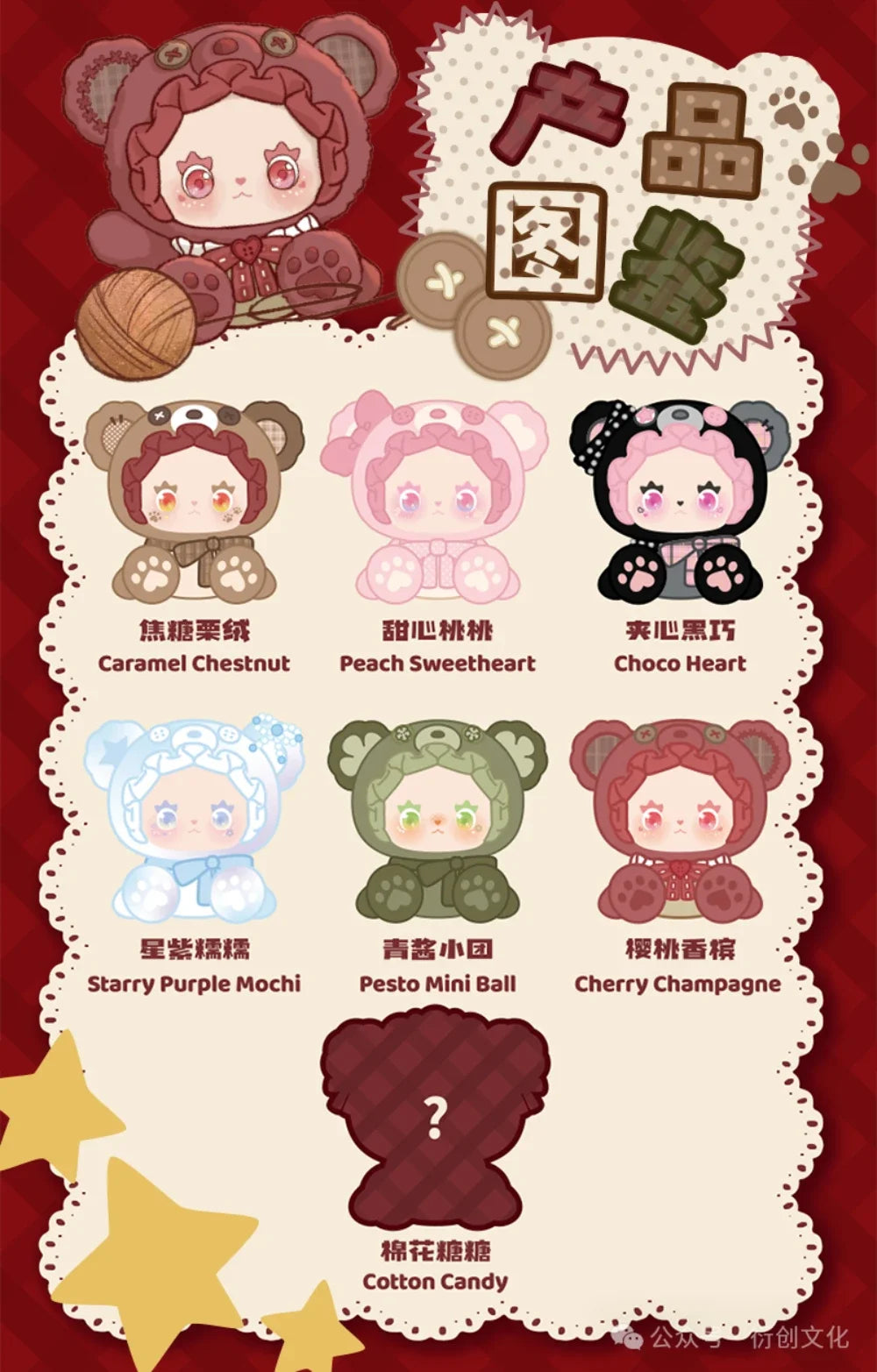 LOVELY EMMA Bear Alliance Series Blind Box