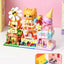 KEEPPLEY Unicorn Ice Cream Shop Street View Building Blocks