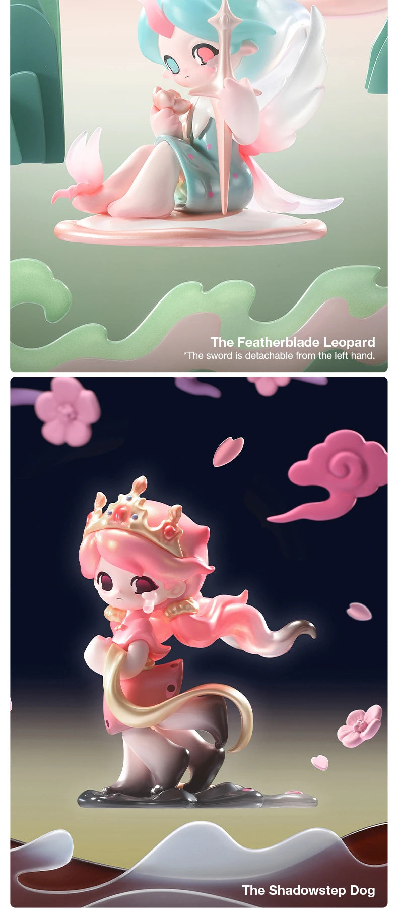 POP MART AZURA Ethereal Realm Mythical Beasts Blind Box Figures