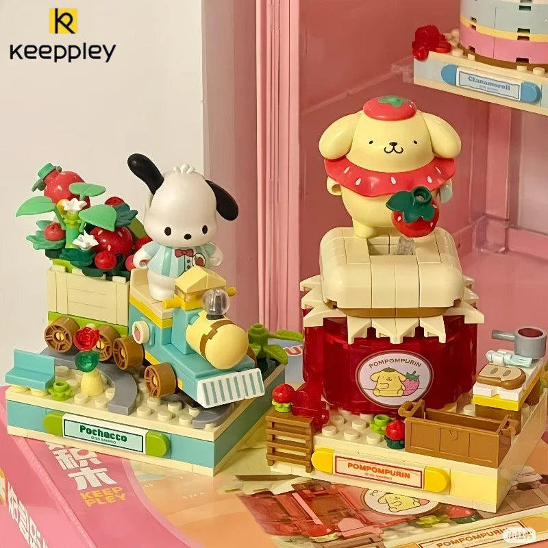 KEEPPLEY Sanrio Hello Kitty & Kuromi Micro Building Blocks