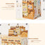 Cartoon character packaging with 'Toffee' branding on a light background