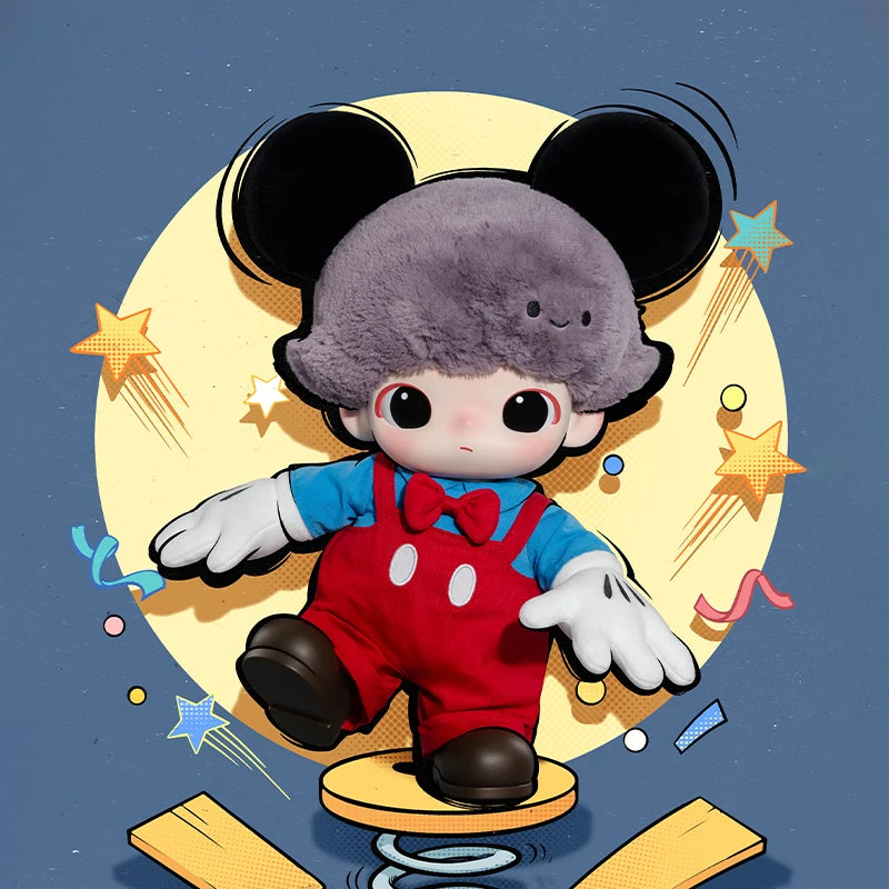 POP MART POP MART DIMOO WORLD × Disney Mickey Vinyl Plush Bag Limited Edition product photo for collectors in NZ