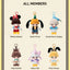 POP MART DIMOO WORLD × DISNEY Series Vinyl Plush Keychain Blind Box