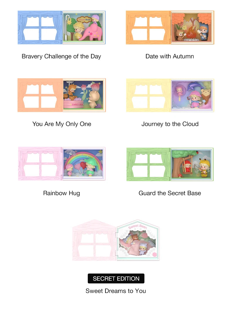 POP MART Sweet Bean Celebrate Ordinary Days Series Scene Set Blind Box