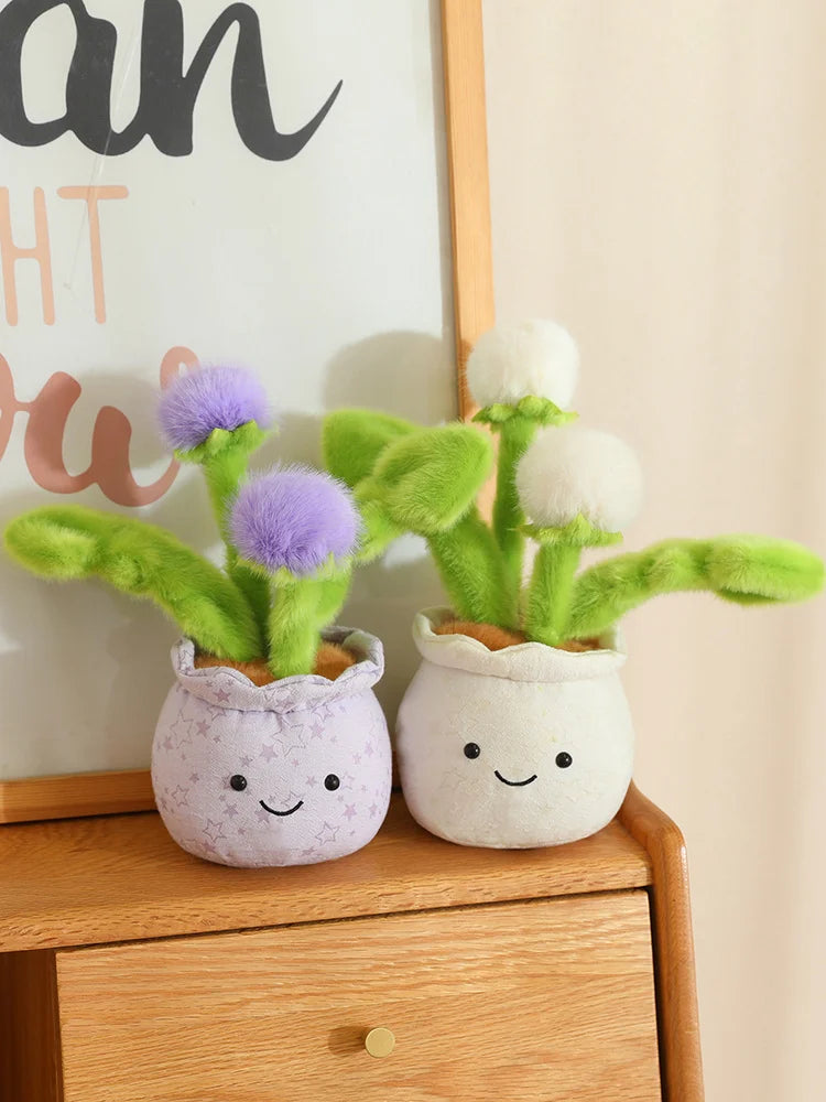 Cute Stuffed Plush Plant Toy Interesting Dandelion Plush image 14