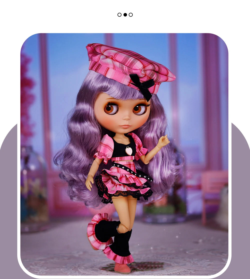 ICY DBS Blyth Doll Tan Skin Matte Face Jointed Body