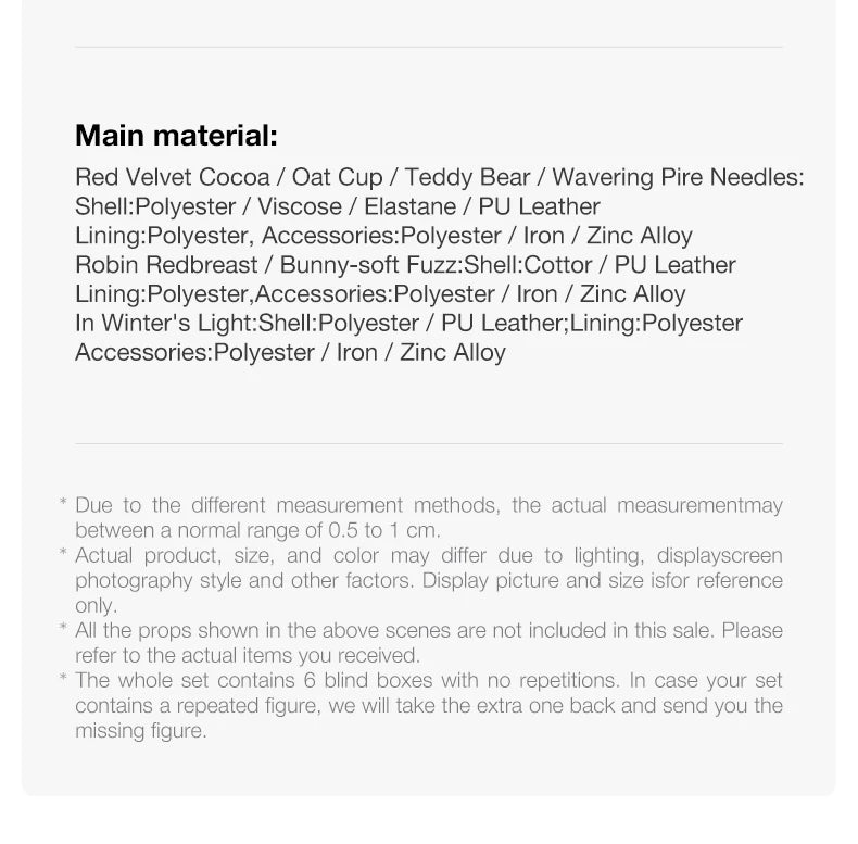 POP MART Molly Winter Fit Check Mini Bag Blind Box