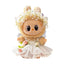 Labubu 17cm Plush Doll Clothes Outfit | K-Pop Inspired Overalls & Party Accessories (Clothing Only)