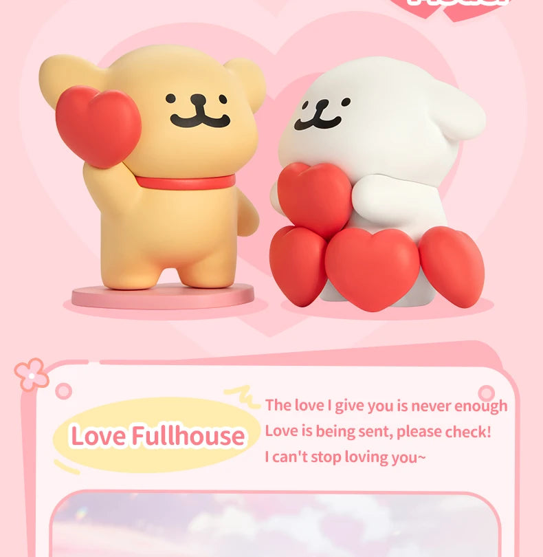 FUNISM Maltese Happy Snuggling Series Blind Box Figures