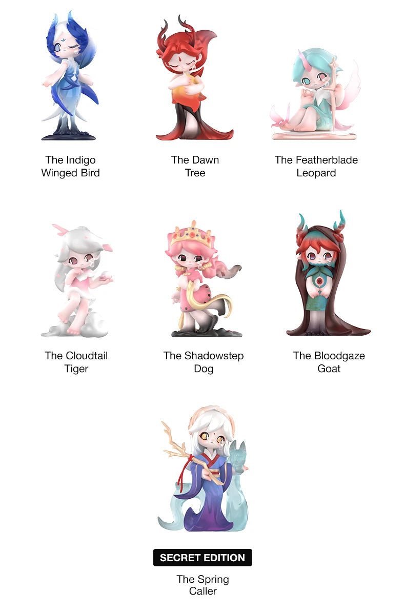 POP MART AZURA Ethereal Realm Mythical Beasts Blind Box Figures