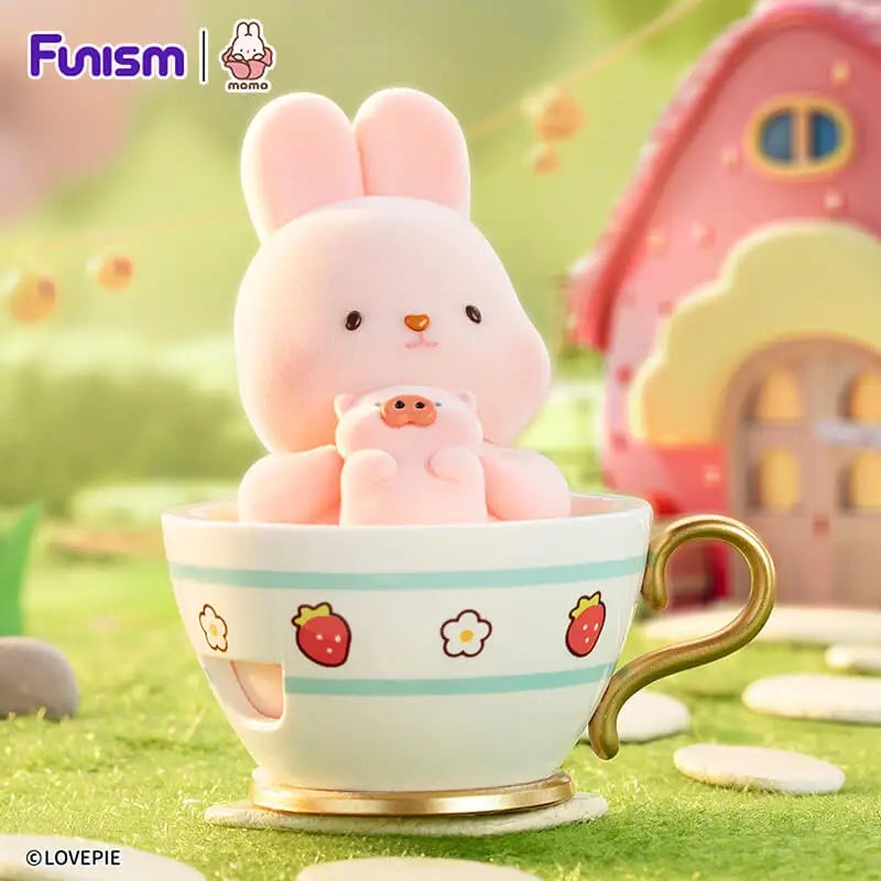 FUNISM MOMO Bunny Strawberry Town Series Blind Box Figures