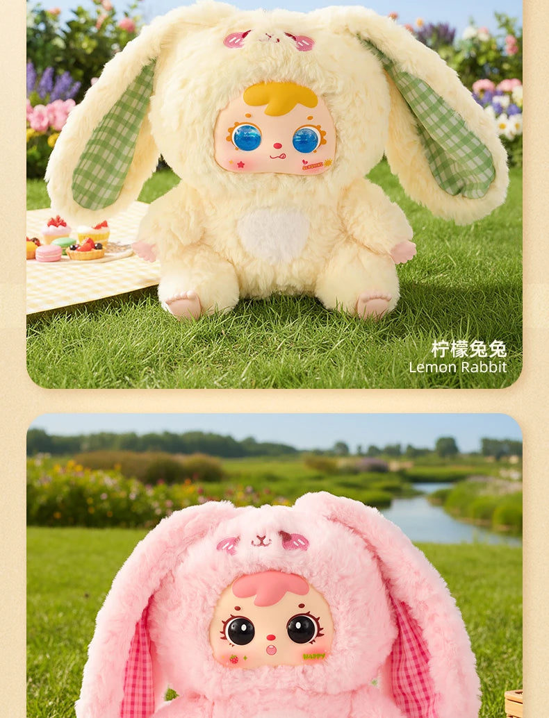 Samuel 500% Hairy Rabbit Family Plush Blind Box Collectible