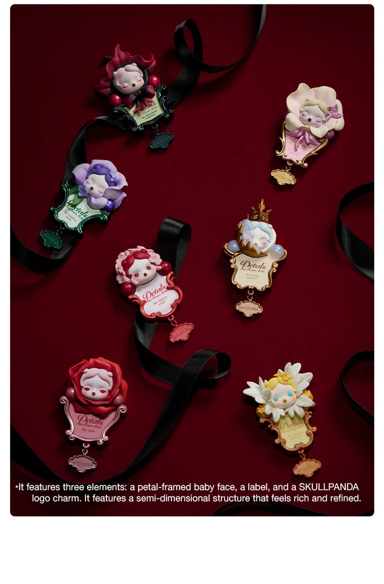 POP MART SKULLPANDA Petals in Four Acts Fridge Magnet Blind image 15