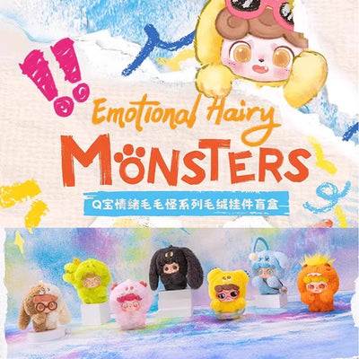 Qkid Emotional Hairy Monsters Blind Box Collectible Figures
