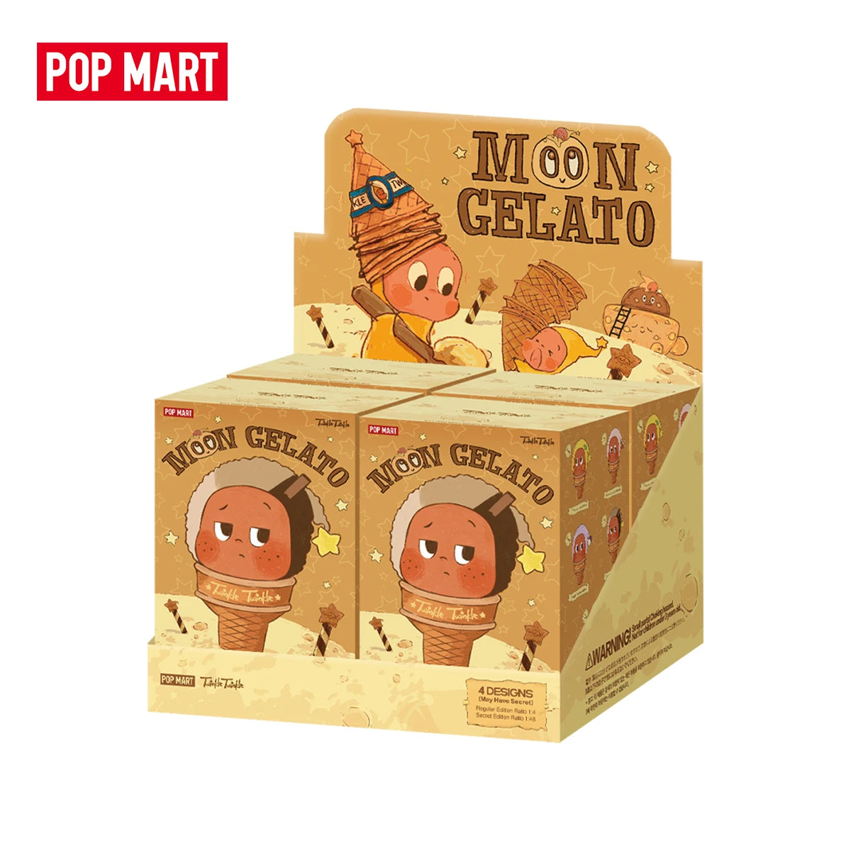 POP MART MOON GELATO Ice Cream Plush Pendant Blind image 17