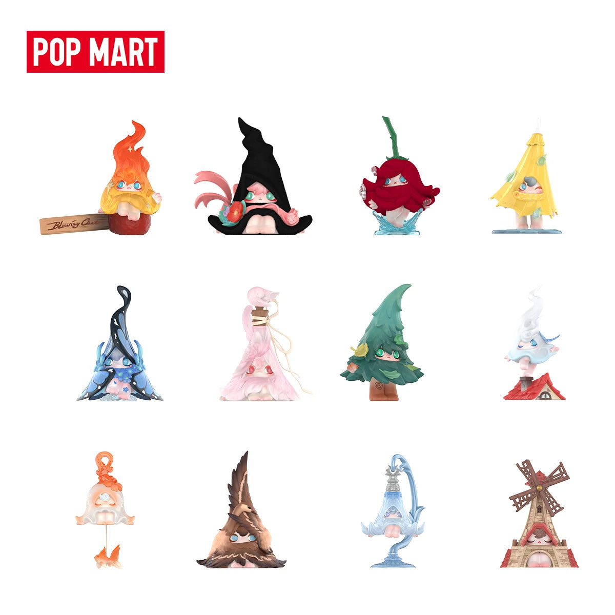 POP MART 1001MOONS Wind's Intention Series Figures Blind collector view