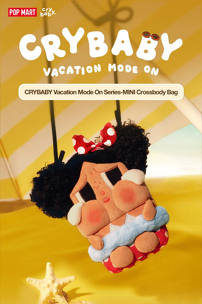 POP MART CRYBABY Vacation Mode On Mini Crossbody Bag