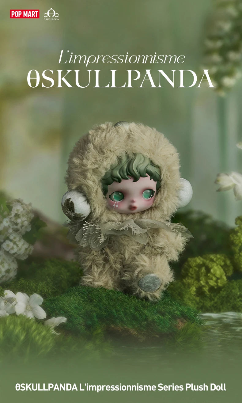 POP MART SKULLPANDA L’impressionnisme Series Plush Doll Blind Box