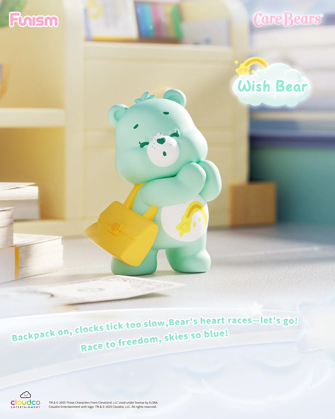 FUNISM Care Bears Little Things Series Cubby Face Blind Box Figures