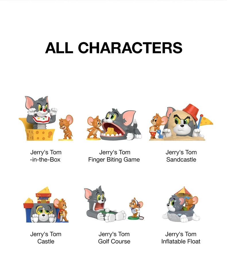 POP MART Tom and Jerry Funfair Series Blind Box Figures