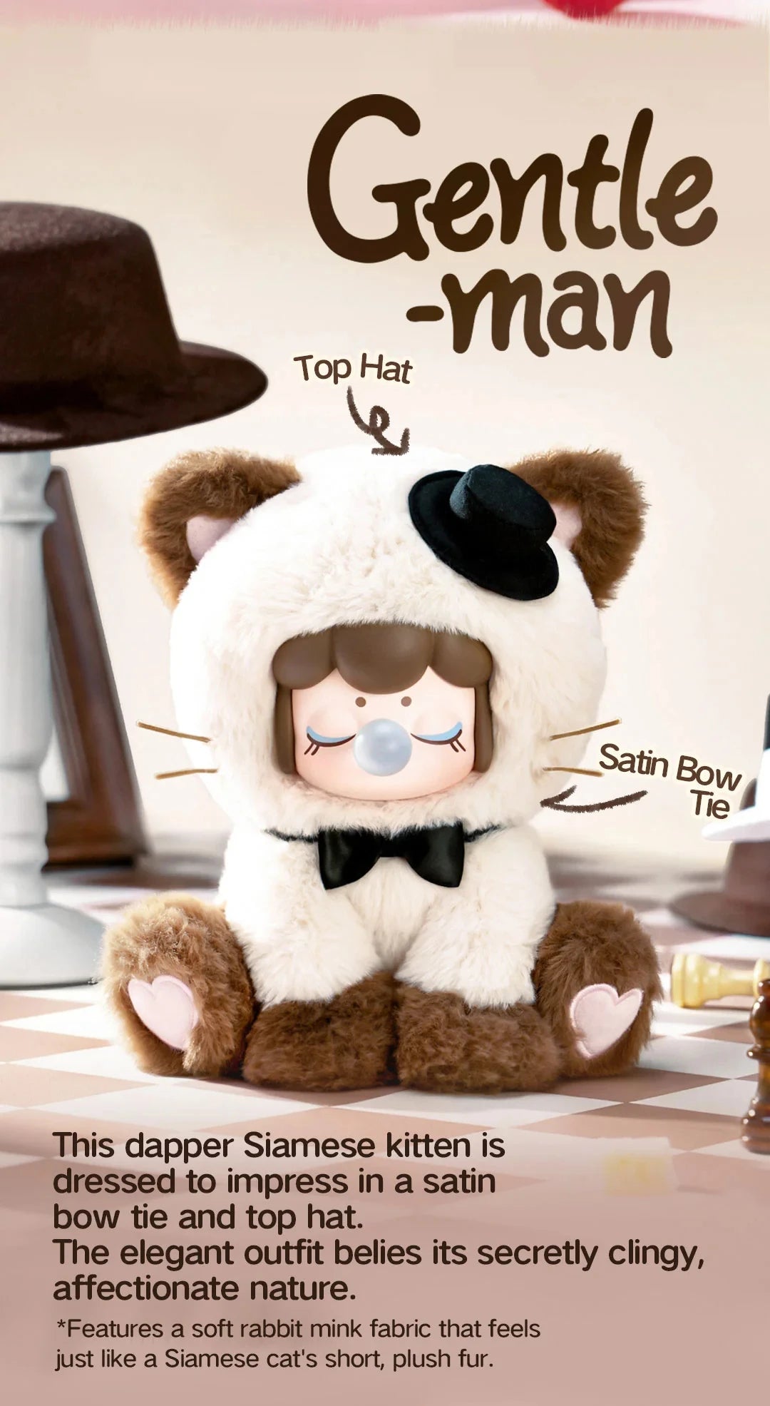 Rolife Nanci Tea Time Kitties Plush Blind Box Figures