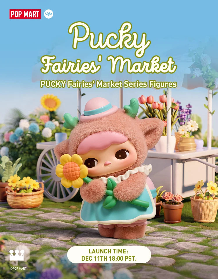 POP MART Pucky Fairies’ Market Series Blind Box Figures