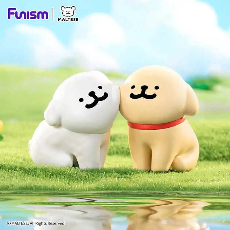 FUNISM Maltese Happy Snuggling Series Blind Box Figures