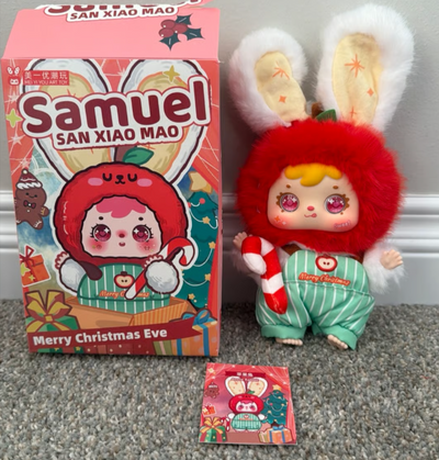 Samuel San Xiao Mao Merry Christmas Eve Apple Rabbit Plush