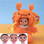 Mochich Vinyl Face Plush – Dolphin, Aries, Bear & Crab