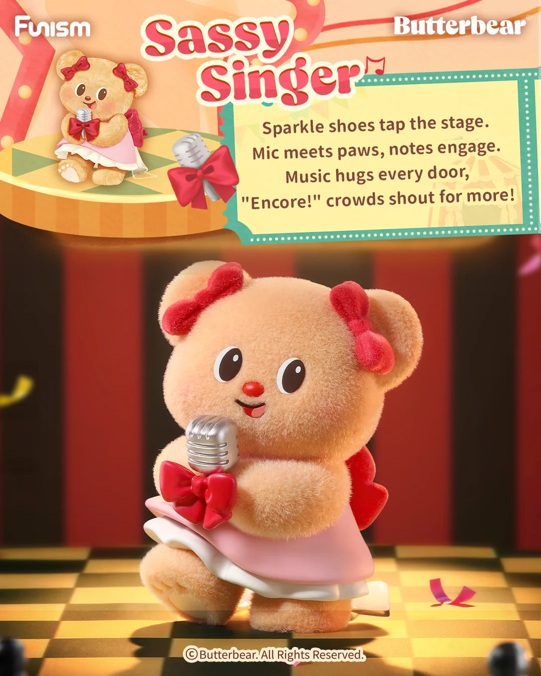 FUNISM Butterbear Adorable Influencer Series Blind Box Figures