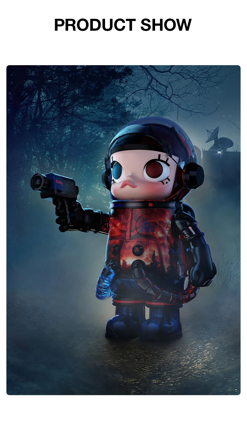 POP MART MEGA Space Molly 400% Stranger Things Limited Edition