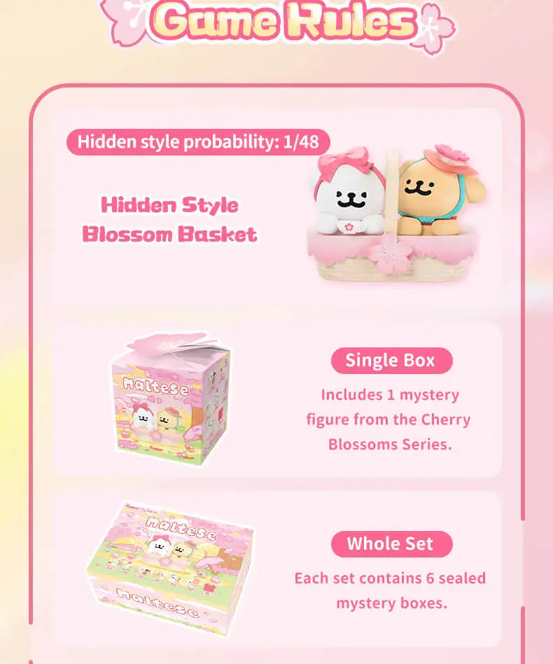 FUNISM Maltese Cherry Blossoms Blind Box Figures