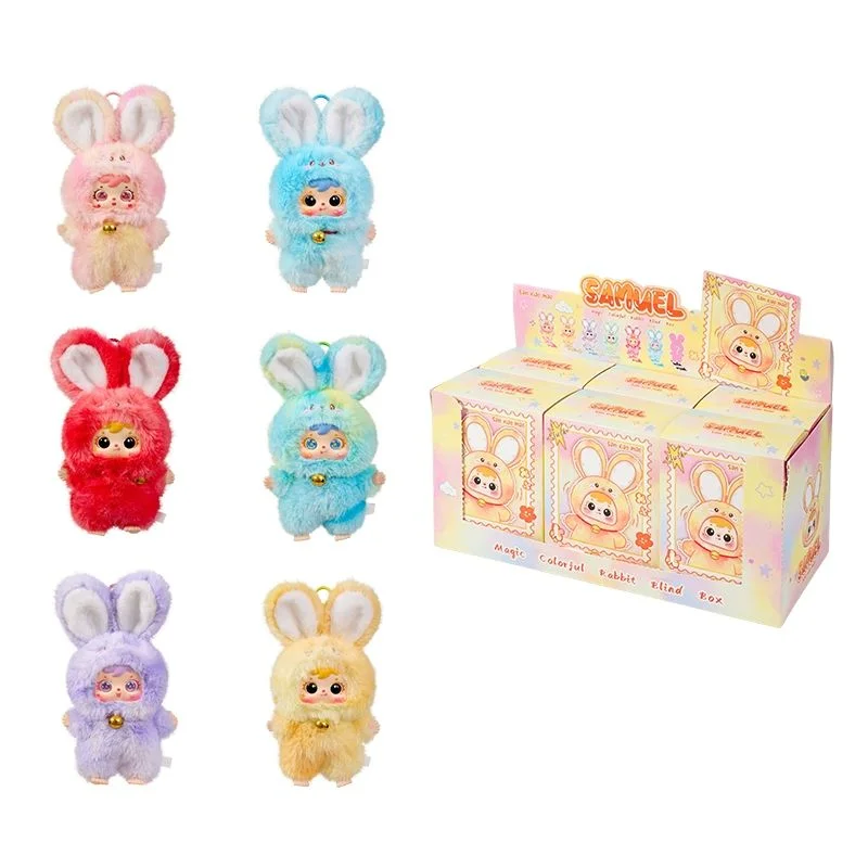 Samuel Magic Colorful Rabbit Plush Blind Box Collectible