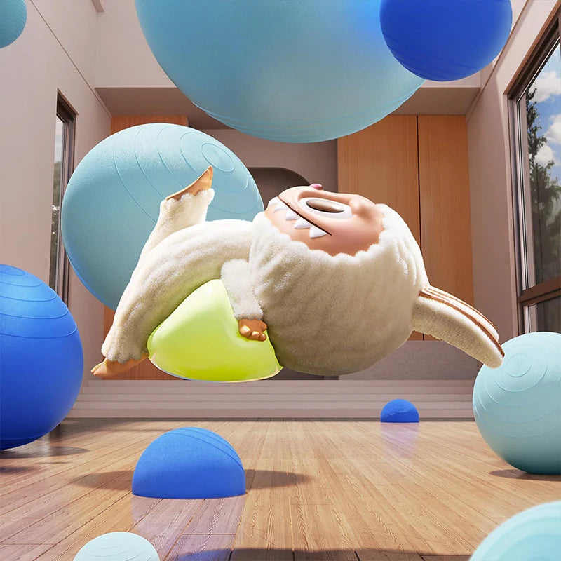 POP MART THE MONSTERS Lazy Yoga Series Blind Box Figures