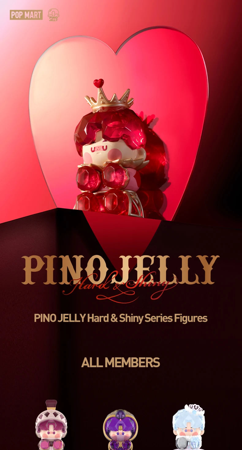 POP MART PINO JELLY Hard & Shiny Series Blind Box Figures