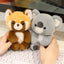 Cute Sitting Animals Plush – Red Panda, Fox, Sloth, Cat, Capybara & Pig
